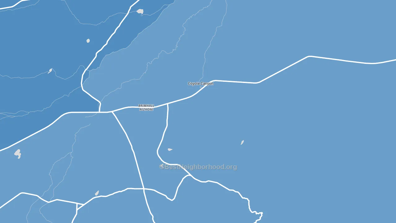 Brimhall, NM block-group political-lean map