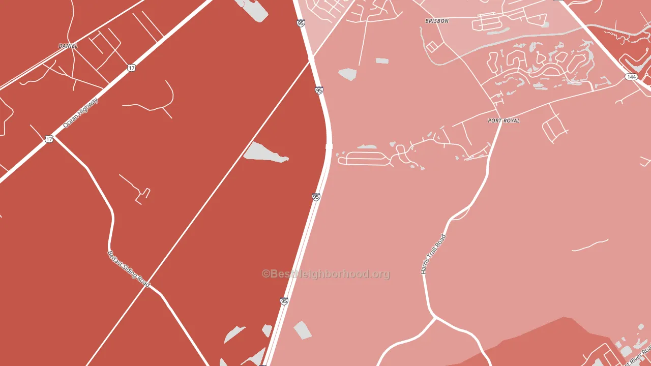 Brisbon, GA block-group political-lean map