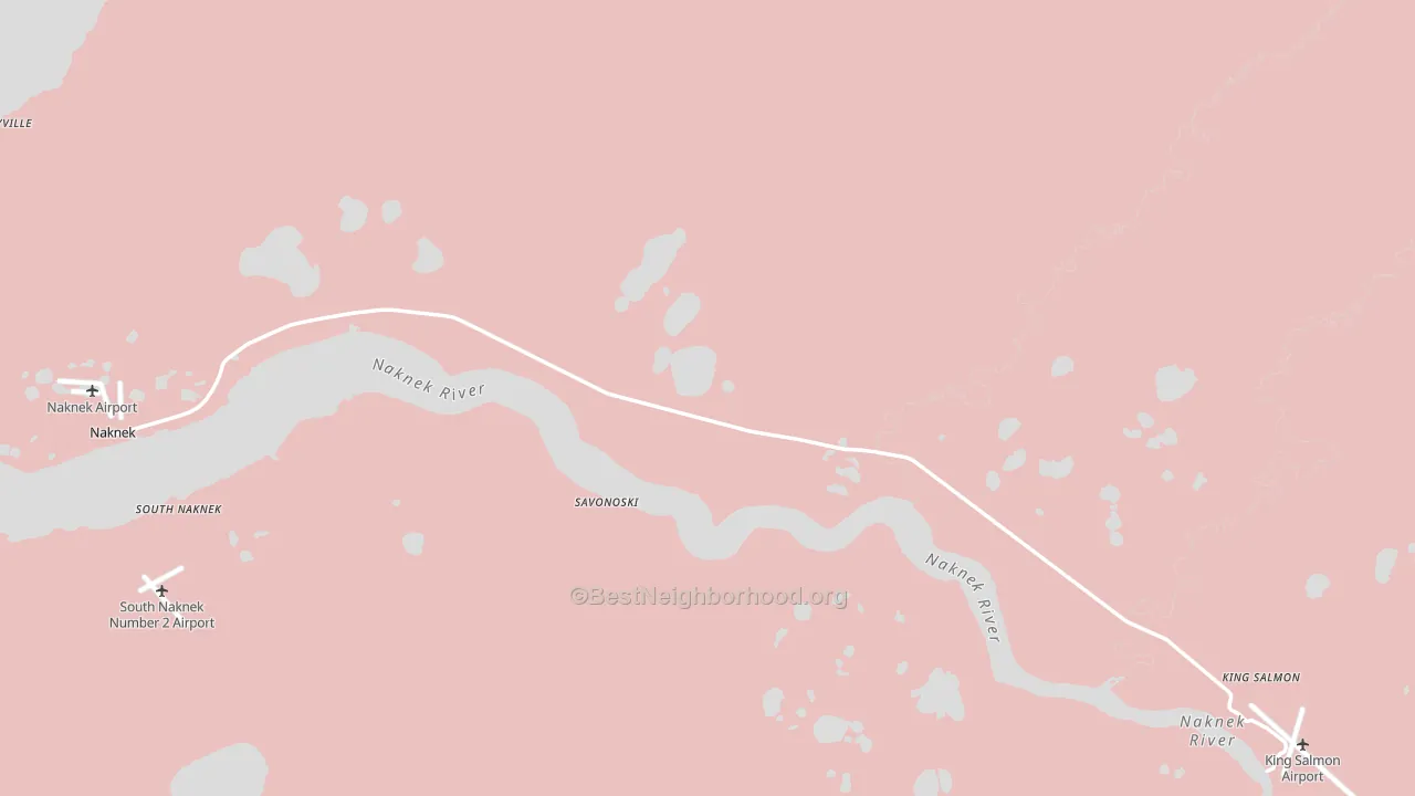 Bristol Bay Borough, AK block-group political-lean map