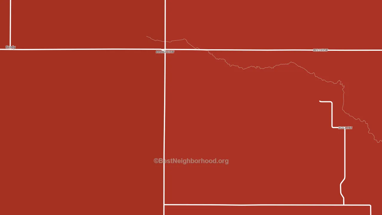 Broadview, NM block-group political-lean map
