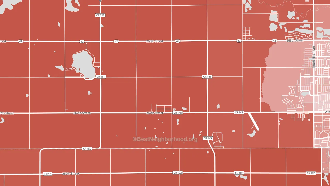Buffalo Ridge, SD block-group political-lean map