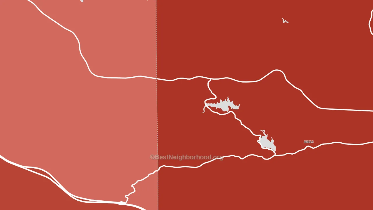 Buford, WY block-group political-lean map