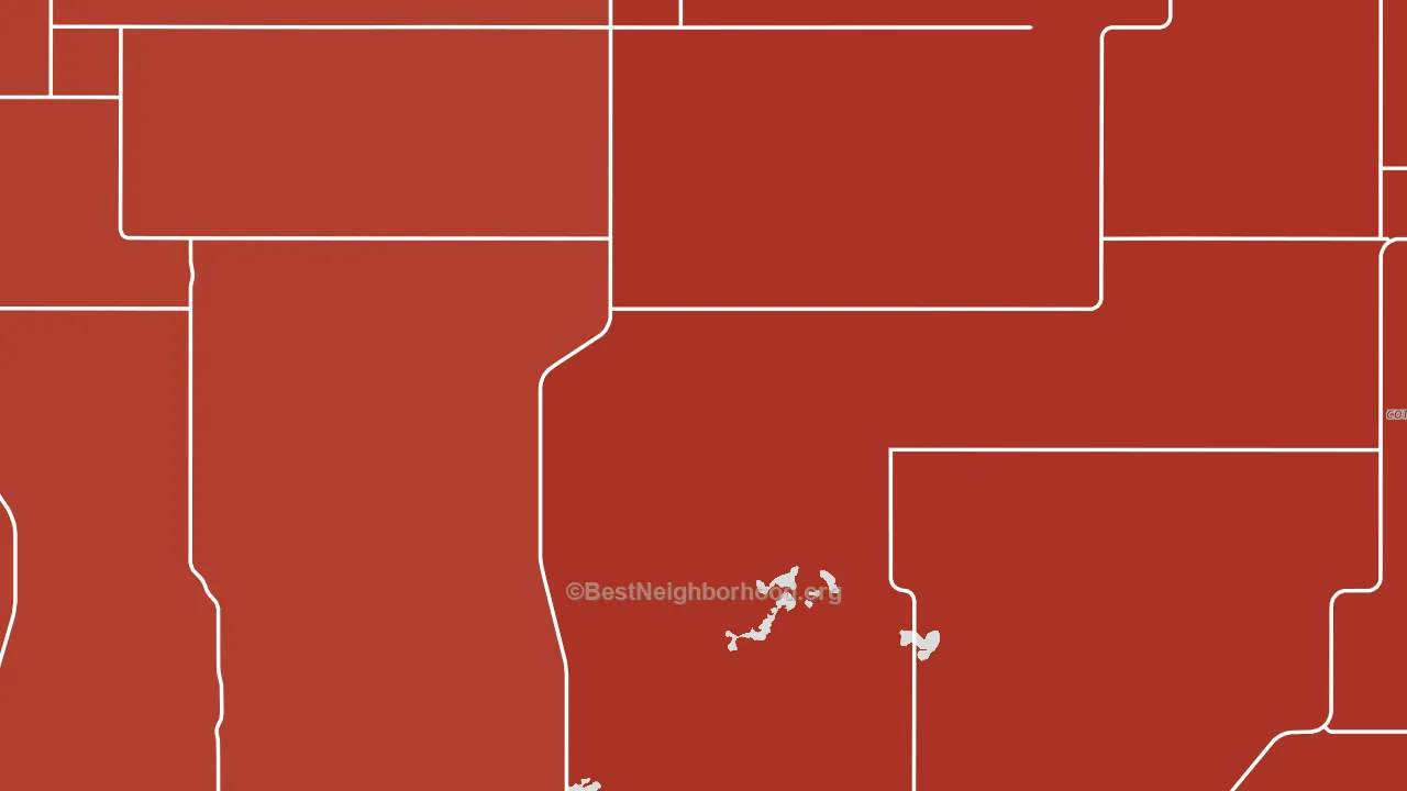 Burke County, ND block-group political-lean map