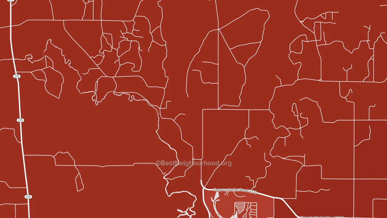 Byrds, TX block-group political-lean map