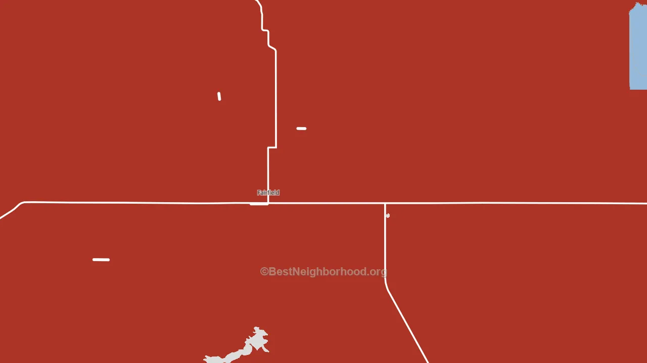 Camas County, ID block-group political-lean map