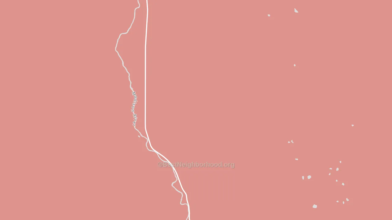 Cameron, MT block-group political-lean map