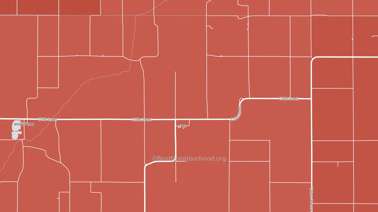 Carl, IA block-group political-lean map