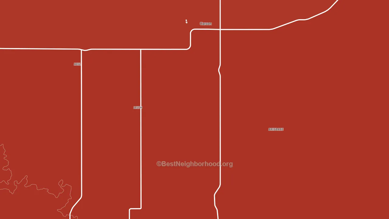 Carson, ND block-group political-lean map