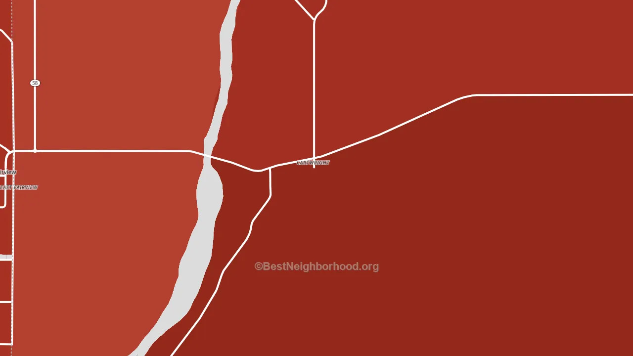 Cartwright, ND block-group political-lean map