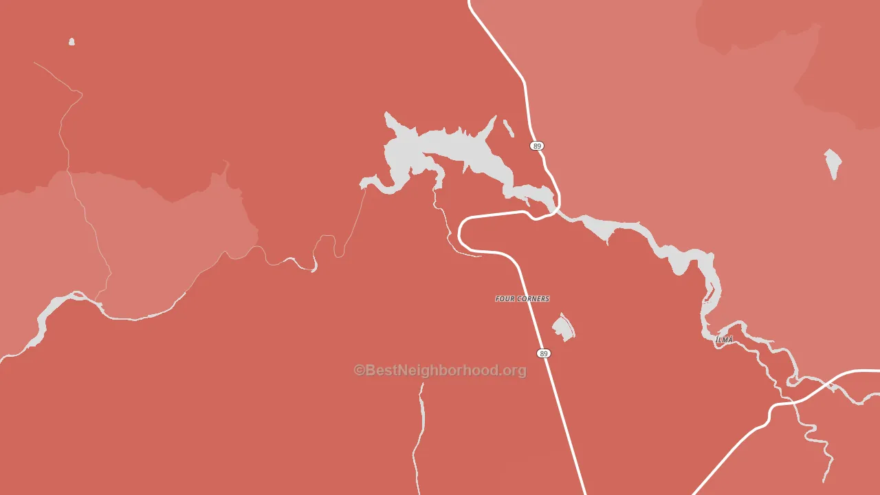 Cayton, CA block-group political-lean map