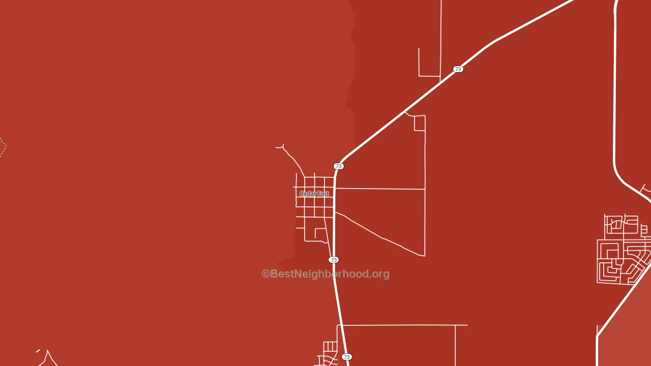 Cedar Fort, UT block-group political-lean map