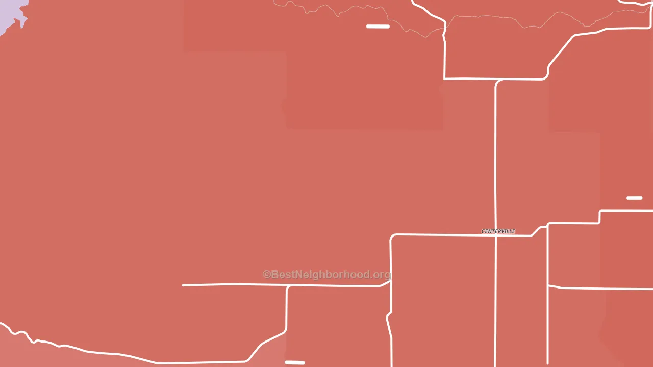 Centerville, WA block-group political-lean map