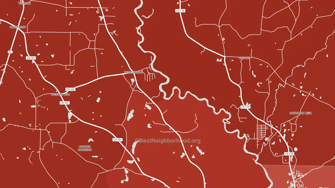 Cerrogordo, FL block-group political-lean map