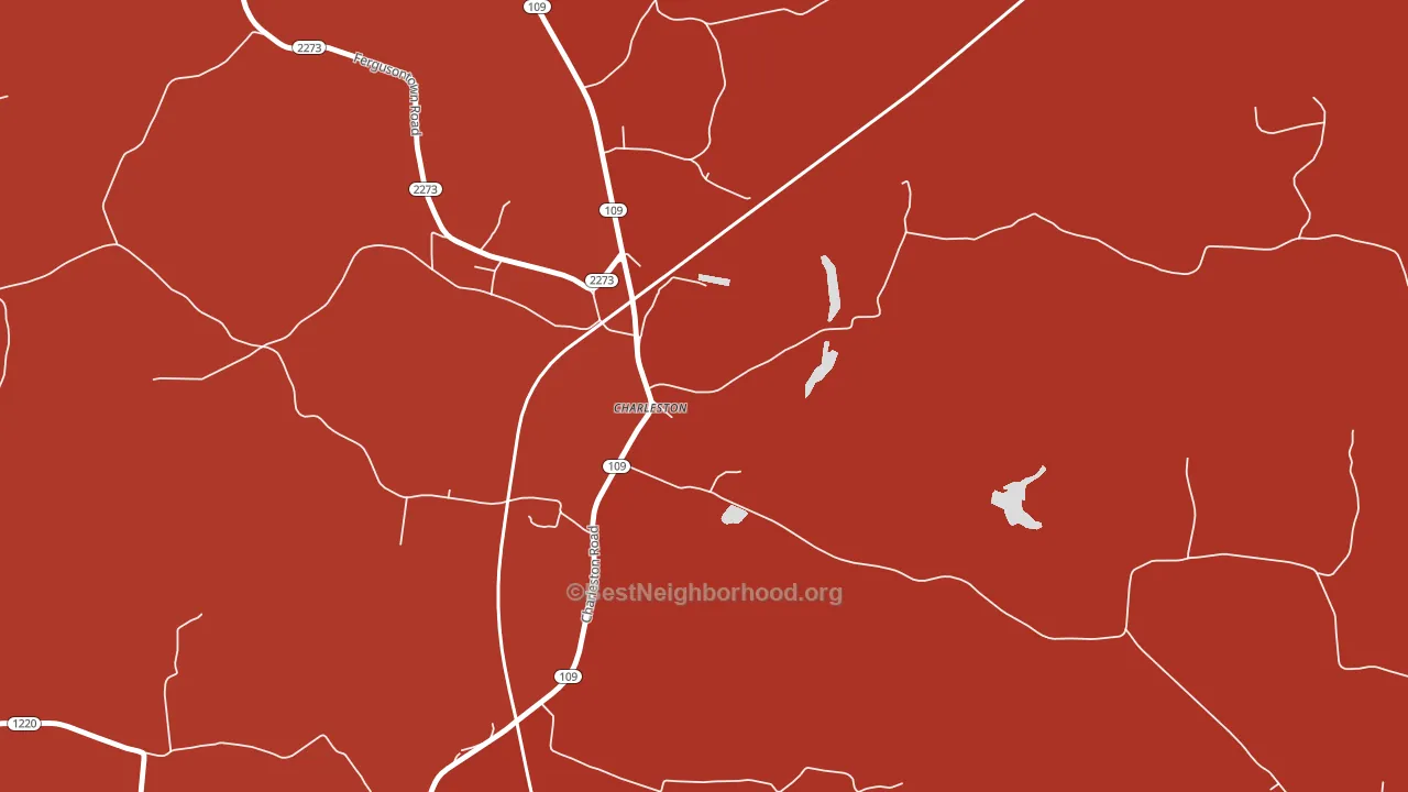 Charleston, KY block-group political-lean map