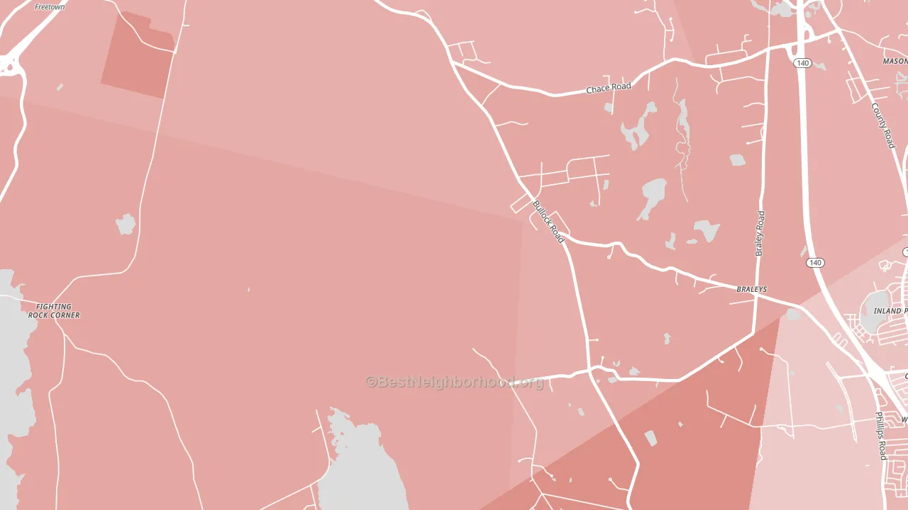 Chartley, MA block-group political-lean map