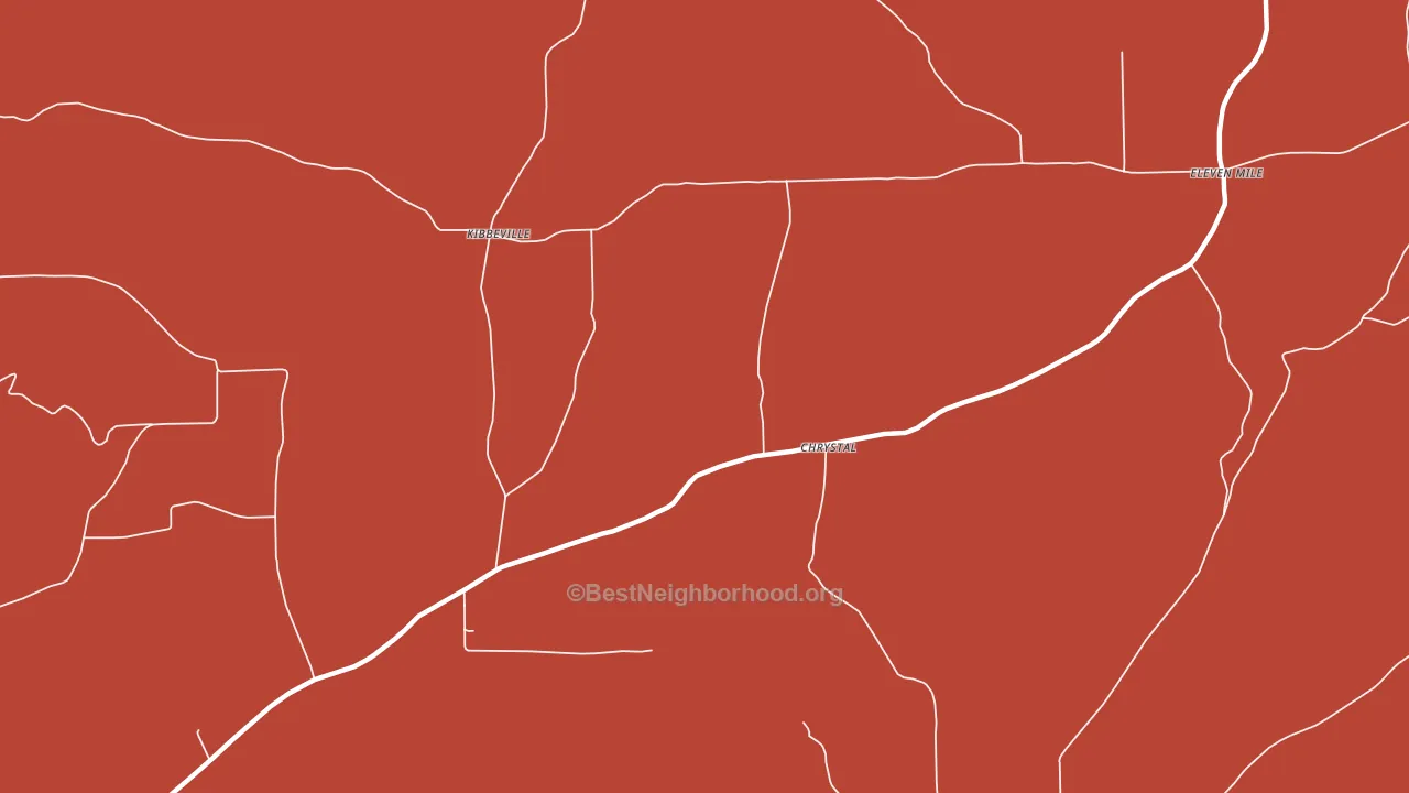 Chrystal, PA block-group political-lean map