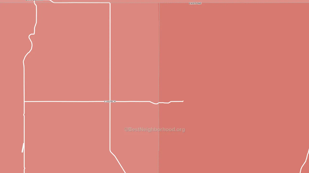 Claunch, NM block-group political-lean map