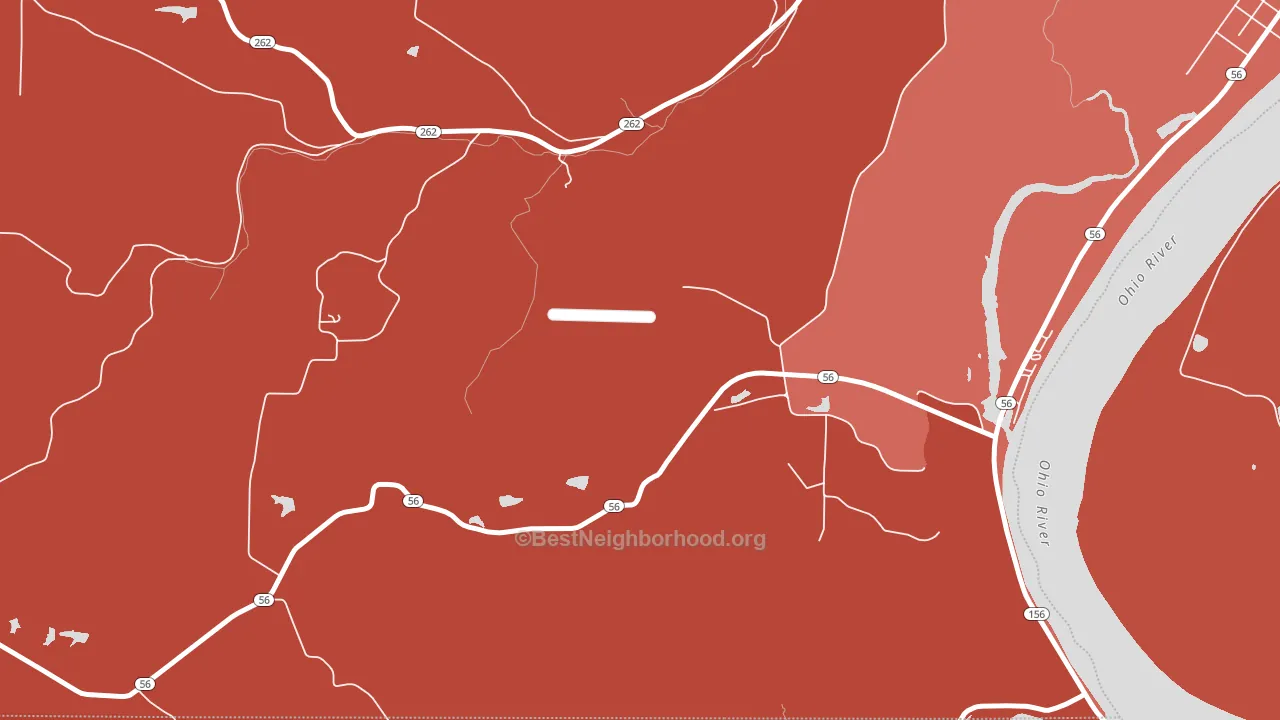 Cofield Corner, IN block-group political-lean map
