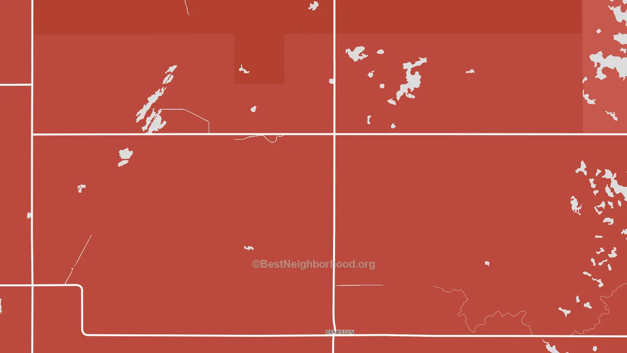 Cogswell, ND block-group political-lean map