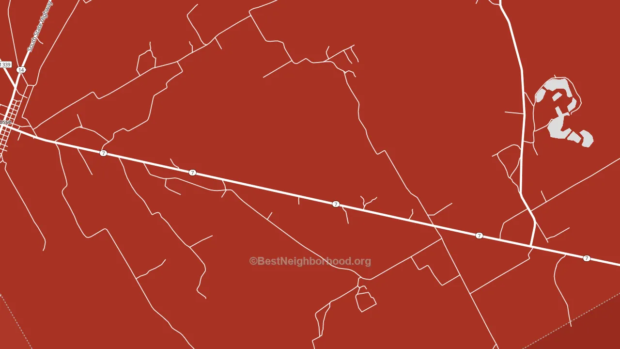 Coit, TX block-group political-lean map