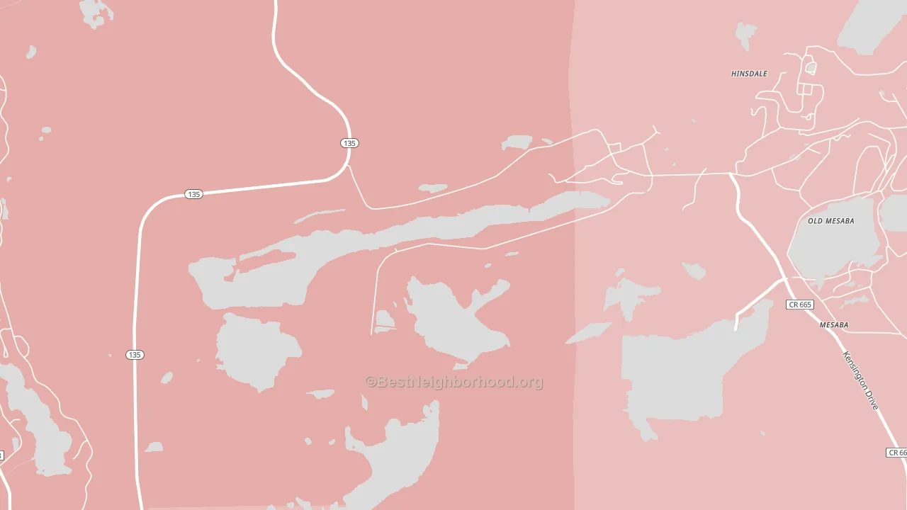 Colby, MN block-group political-lean map