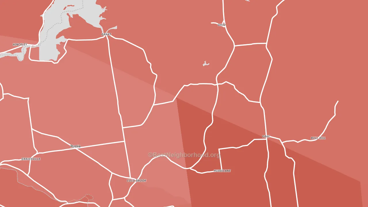 Cold Brook, NY block-group political-lean map