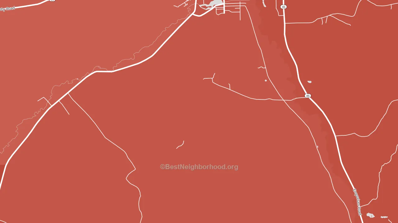Colegrove, PA block-group political-lean map