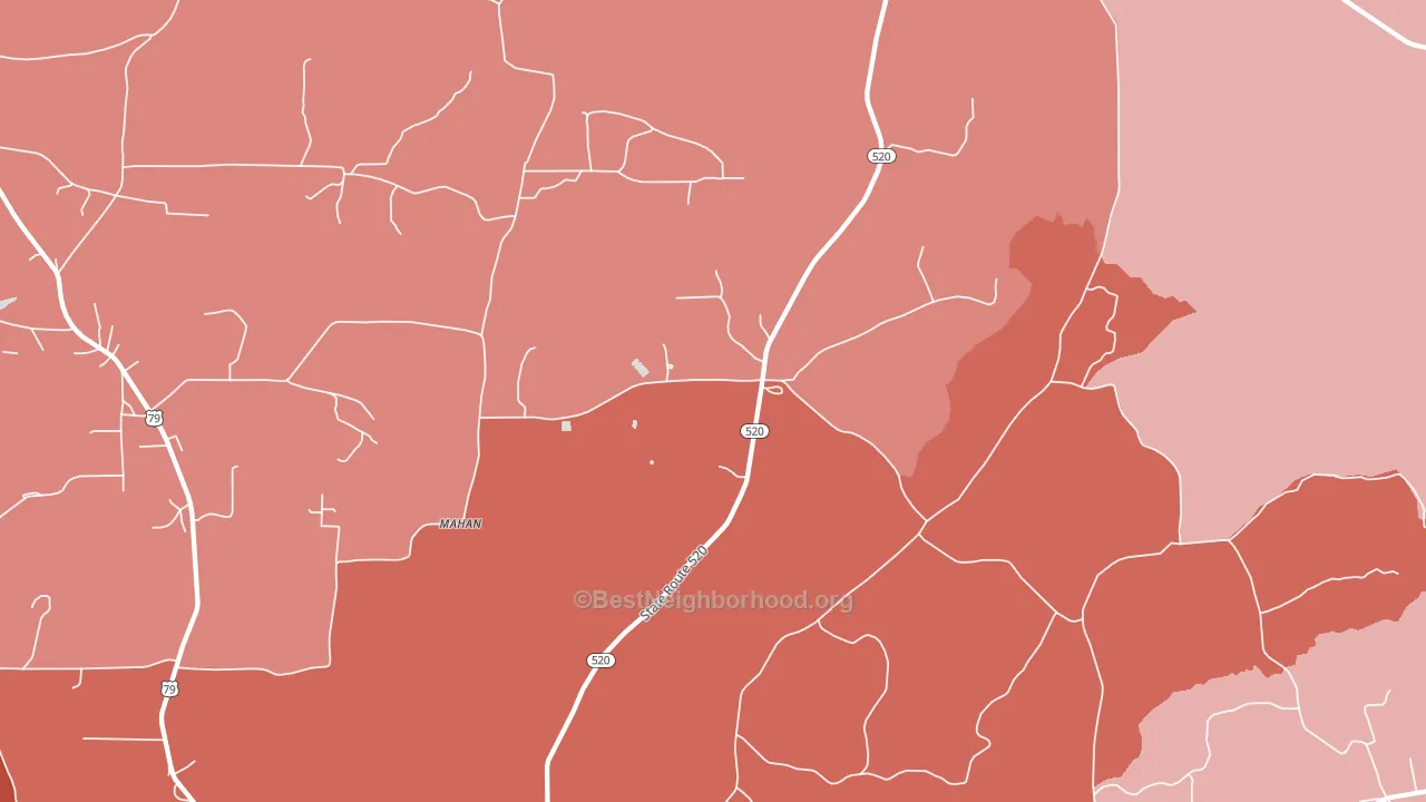 Colquitt, LA block-group political-lean map