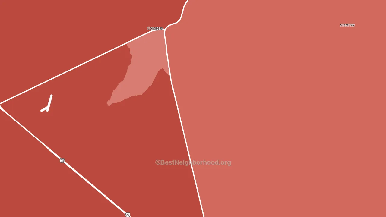 Congress, AZ block-group political-lean map