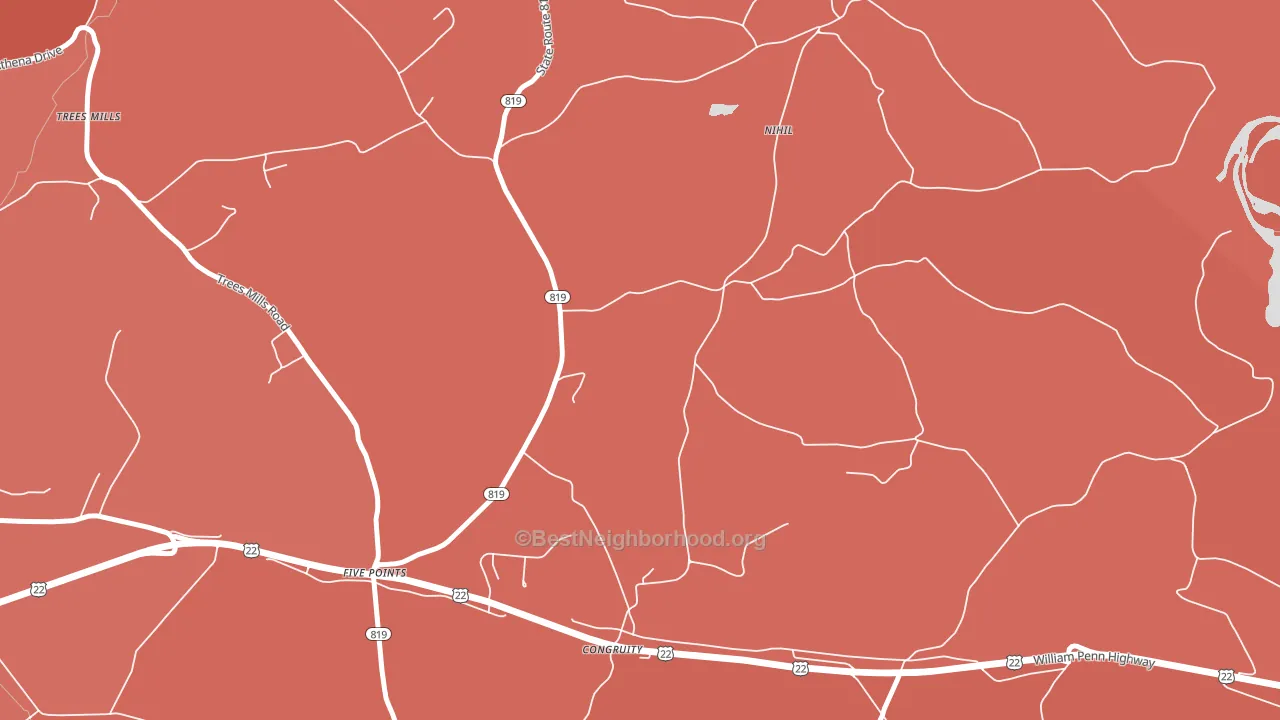 Congruity, PA block-group political-lean map