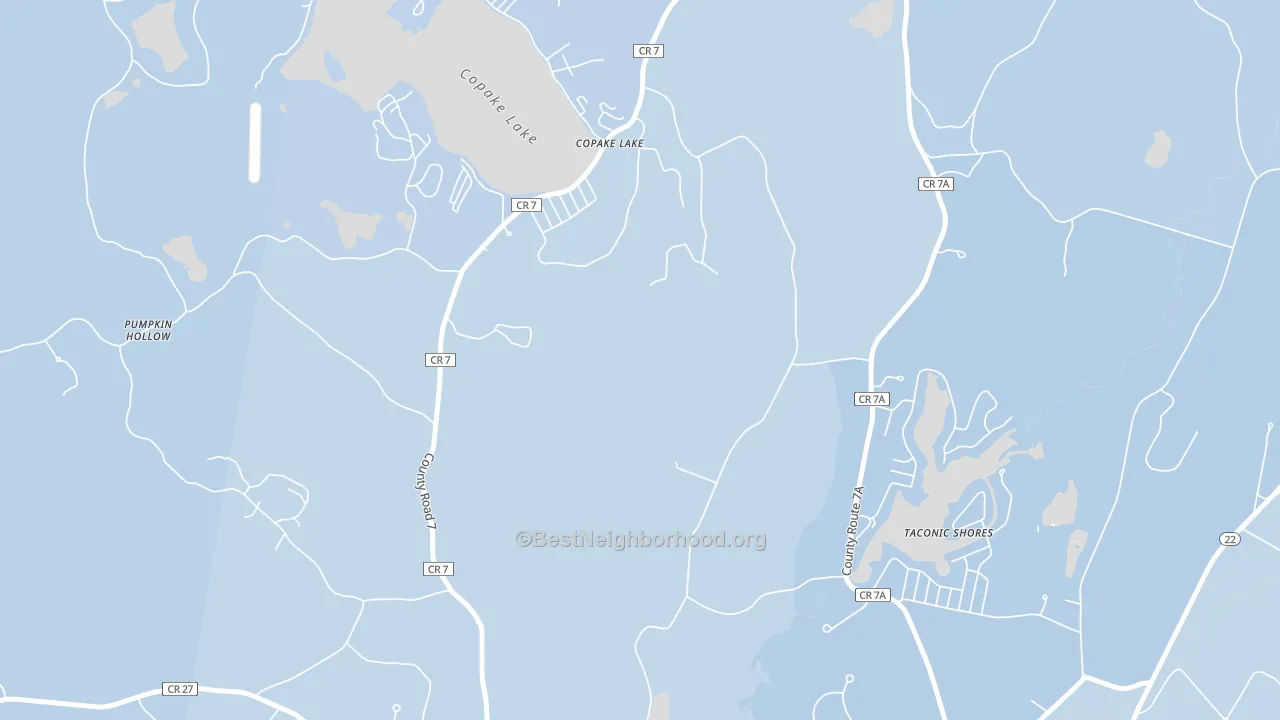 Copake Lake, NY block-group political-lean map