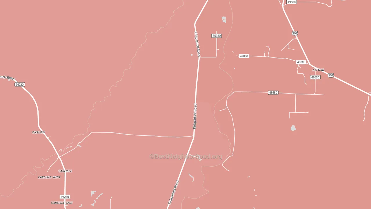 Copalis Crossing, WA block-group political-lean map