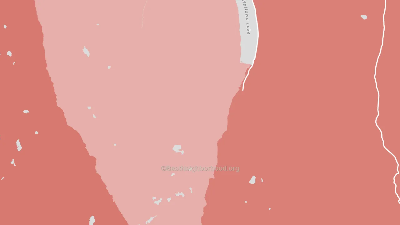 Cornucopia, OR block-group political-lean map