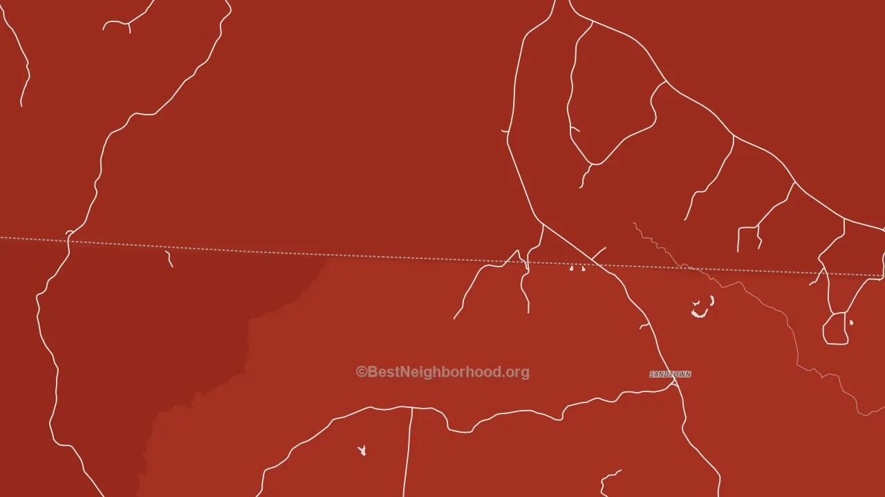 Corona, AL block-group political-lean map