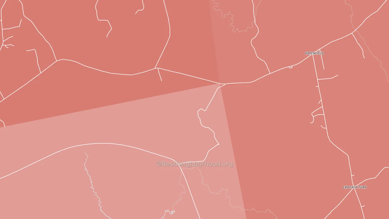 Costigan, ME block-group political-lean map