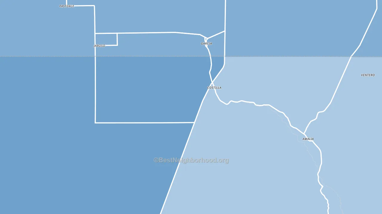 Costilla, NM block-group political-lean map