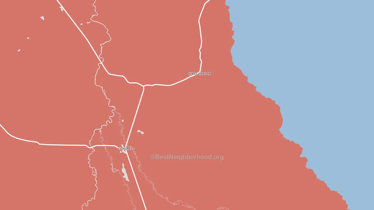 Cowdrey, CO block-group political-lean map