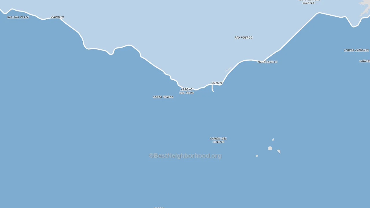 Coyote, NM block-group political-lean map
