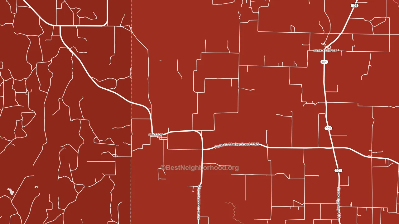 Crafton, TX block-group political-lean map