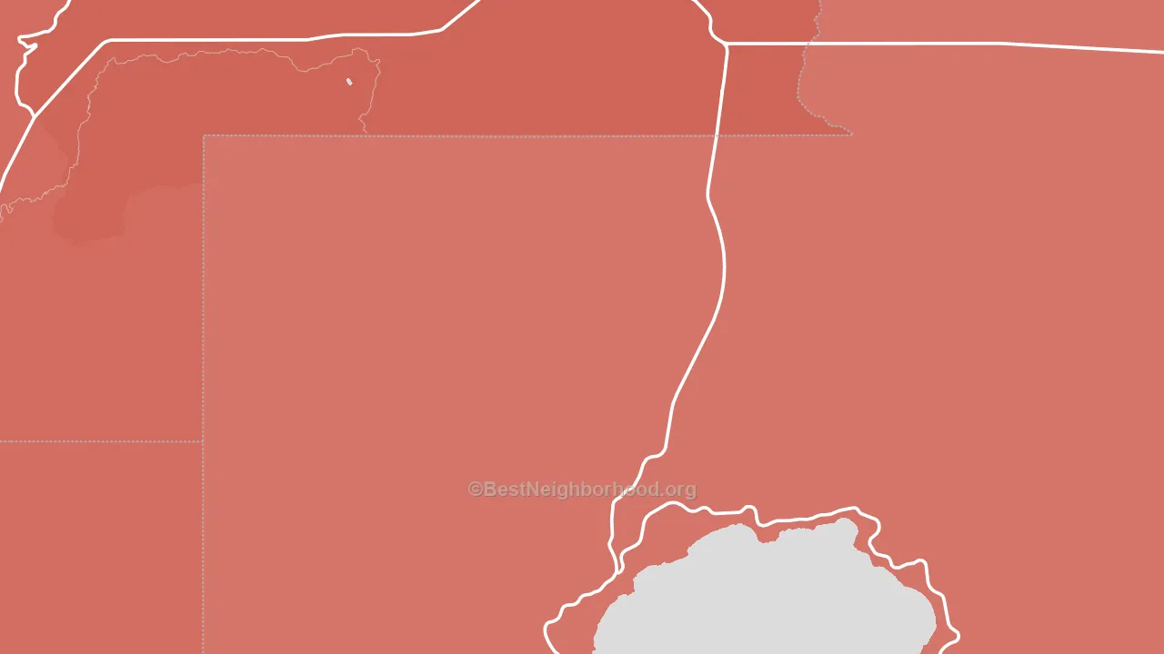 Crater Lake, OR block-group political-lean map