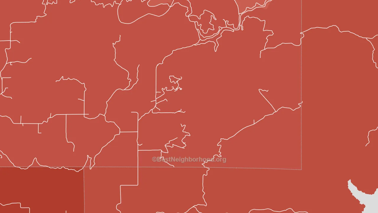 Crescent, ID block-group political-lean map