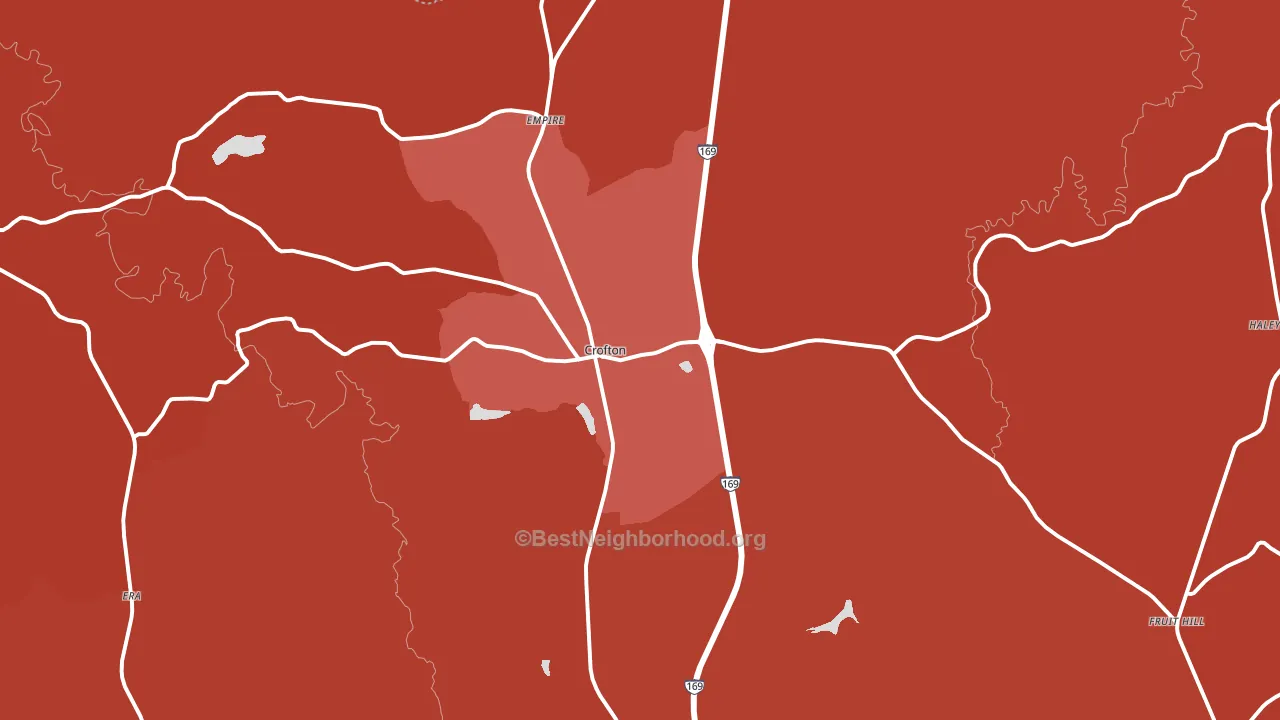 Crofton, KY block-group political-lean map