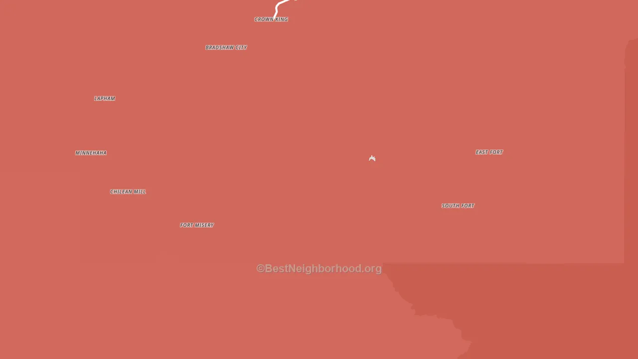 Crown King, AZ block-group political-lean map