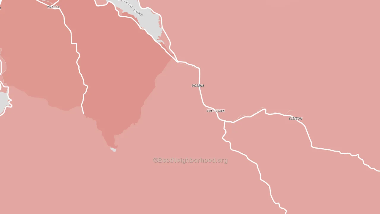 Culp Creek, OR block-group political-lean map