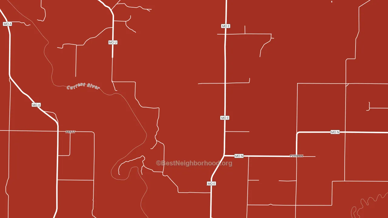 Current View, MO block-group political-lean map