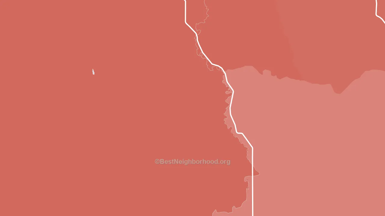 Curtis, WA block-group political-lean map
