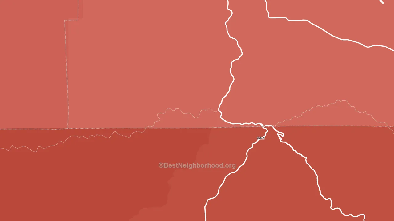 Dale, OR block-group political-lean map