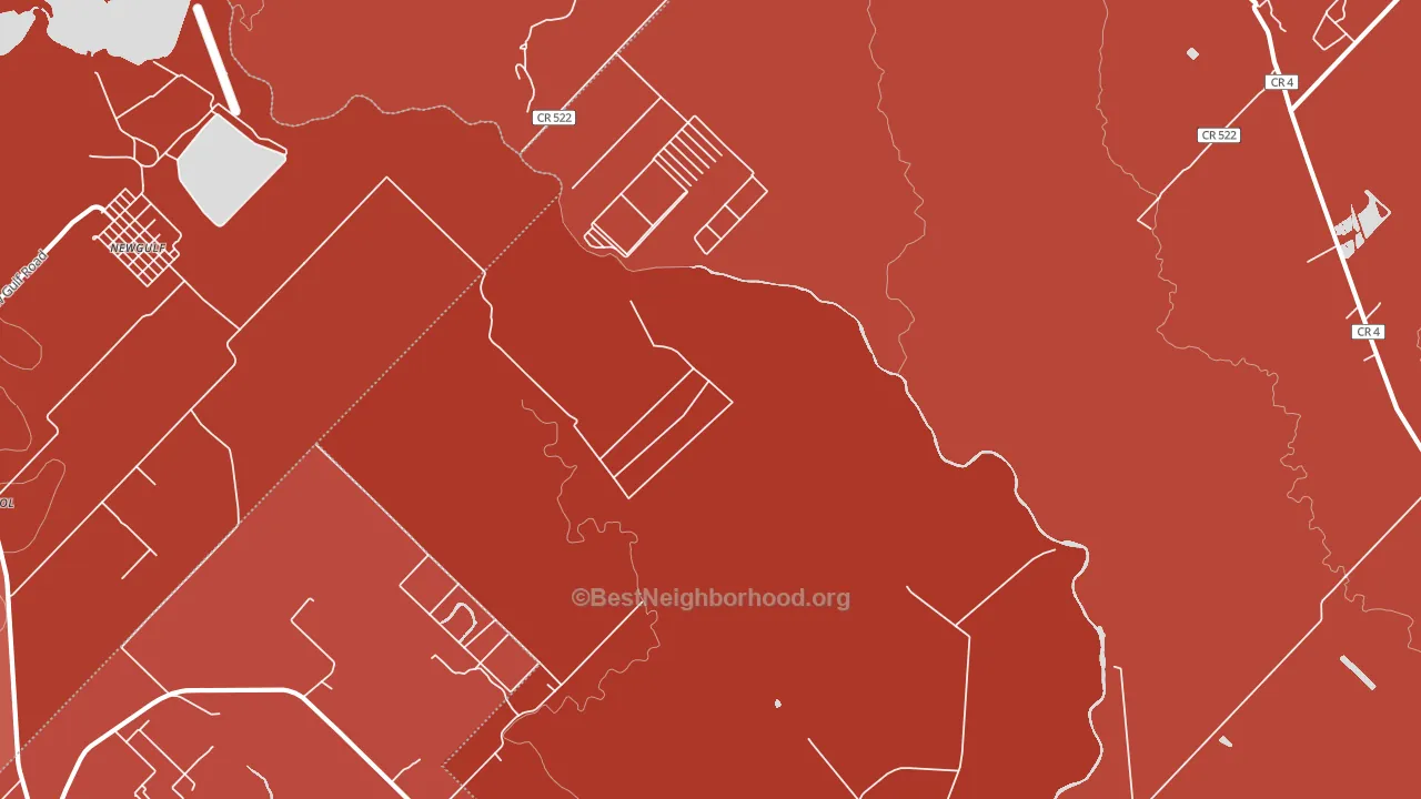 Danciger, TX block-group political-lean map