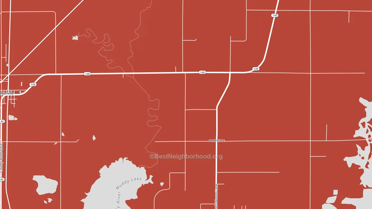 Dareville, IL block-group political-lean map