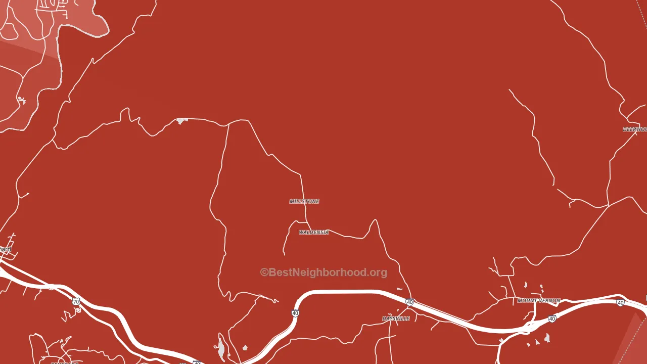 Daysville, TN block-group political-lean map